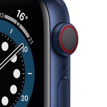 Apple Watch Series 6 Cellular + GPS, 40 mm, Alumínio Azul, Pulseira Esportiva Marinho Escuro - Image 2