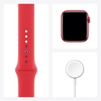 Apple Watch Series 6 Cellular + GPS, 44 mm, (PRODUCT)RED, Puls. Esportiva (PRODUCT)RED  M09C3BE/A - Image 6