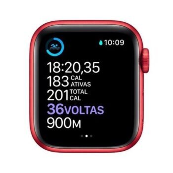 Apple Watch Series 6 Cellular + GPS, 44 mm, (PRODUCT)RED, Puls. Esportiva (PRODUCT)RED  M09C3BE/A - Image 7
