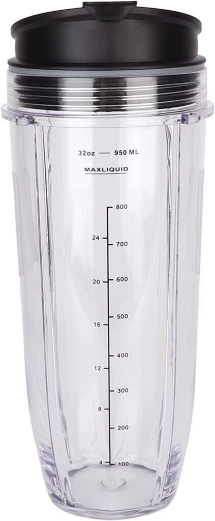 Conjunto de copos para liquidificador, copo para liquidificador com tampa de vedação, leve, vedação completa com tampa para Nutri Juicer
