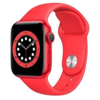 Apple Watch Series 6 (PRODUCT) RED, 40mm, GPS, com Pulseira Esportiva Vermelha
