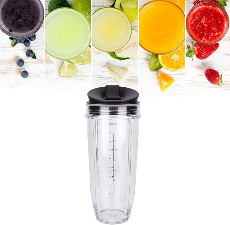 Conjunto de copos para liquidificador, copo para liquidificador com tampa de vedação, leve, vedação completa com tampa para Nutri Juicer - Image 2