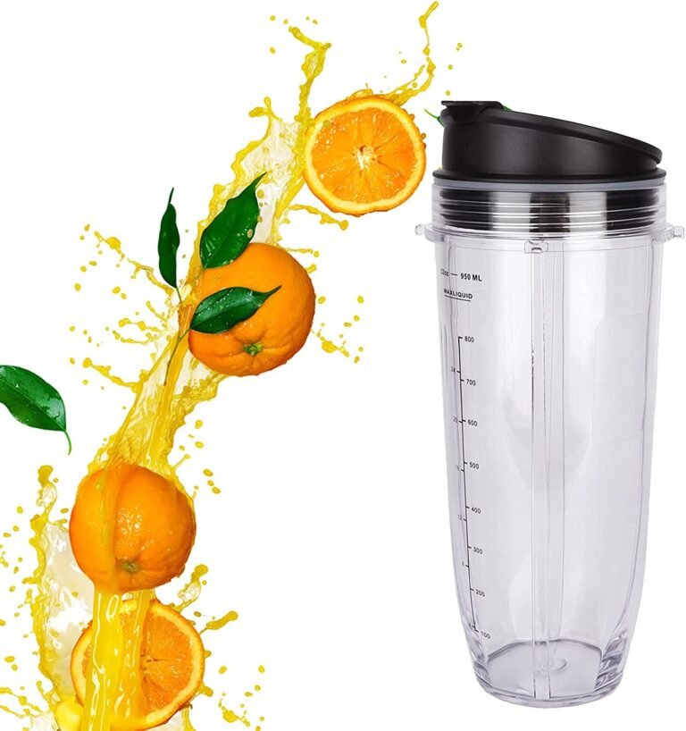 Conjunto de copos para liquidificador, copo para liquidificador com tampa de vedação, leve, vedação completa com tampa para Nutri Juicer - Image 5