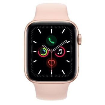 Apple Watch Series 5 CellulGPS, 44 mm, Alum Dourado Puls Esport Areia Rosa Fecho Clássico MWWD2BZ/A - Image 2