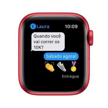 Apple Watch Series 6 Cellular + GPS, 44 mm, (PRODUCT)RED, Puls. Esportiva (PRODUCT)RED  M09C3BE/A - Image 4