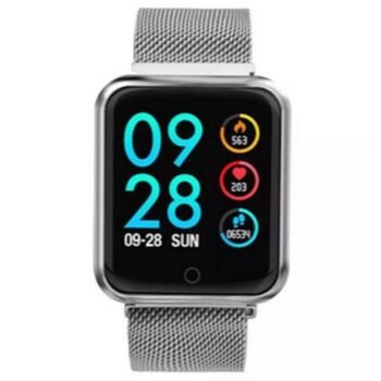 Relógio Smart Watch P70 Prata Com Duas Pulseiras- Esporte e Saúde - FIT - Image 2