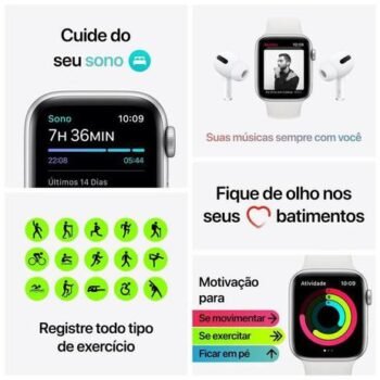 Apple Watch Series 6 Cellular + GPS, 44 mm, (PRODUCT)RED, Puls. Esportiva (PRODUCT)RED  M09C3BE/A - Image 5