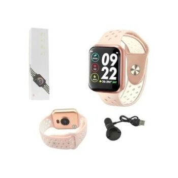 Relogio Inteligente F8 Smartwatch Troca Foto e Pulseira - Rosa/branco - Smart Watch - Image 5