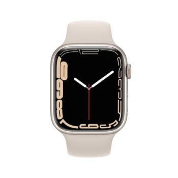 Apple Watch Series 7 (GPS, 45mm) - Caixa de Alumínio Estelar - Pulseira esportiva estelar - Image 2